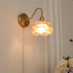 Rose Brass Wall Light - Lamp Outdoor