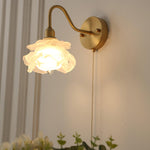 Rose Brass Wall Light - Lamp Outdoor