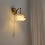 Rose Brass Wall Light - Lamp Outdoor