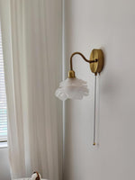 Rose Brass Wall Light - Lamp Outdoor