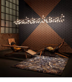 Rose Gold Firefly LED Chandelier - Lamp Outdoor