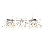 Rose Gold Firefly LED Chandelier - Lamp Outdoor