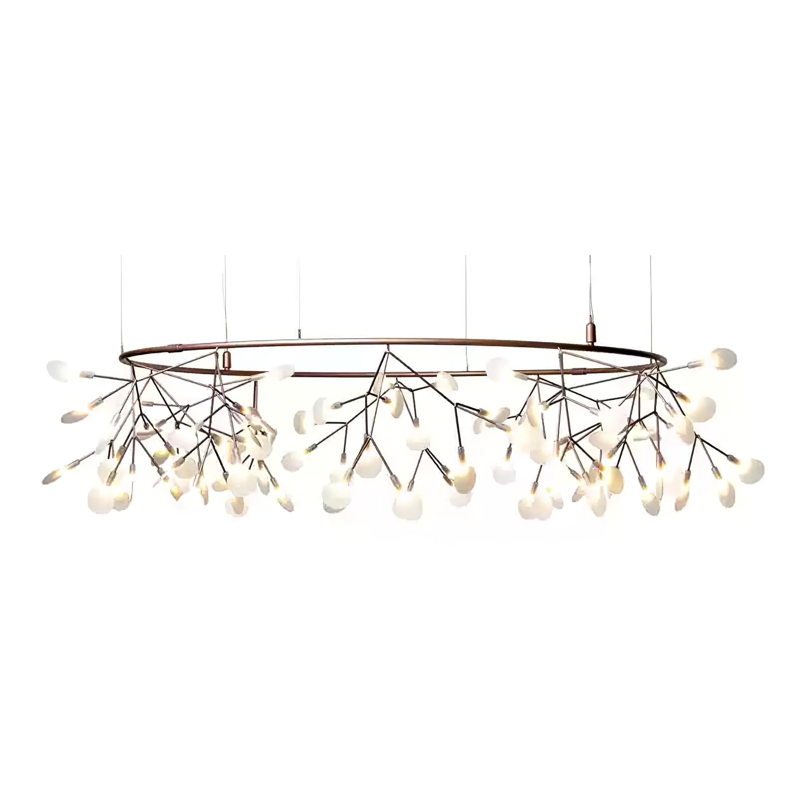 Rose Gold Firefly LED Chandelier - Lamp Outdoor