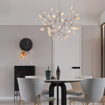Rose Gold Firefly LED Chandelier - Lamp Outdoor