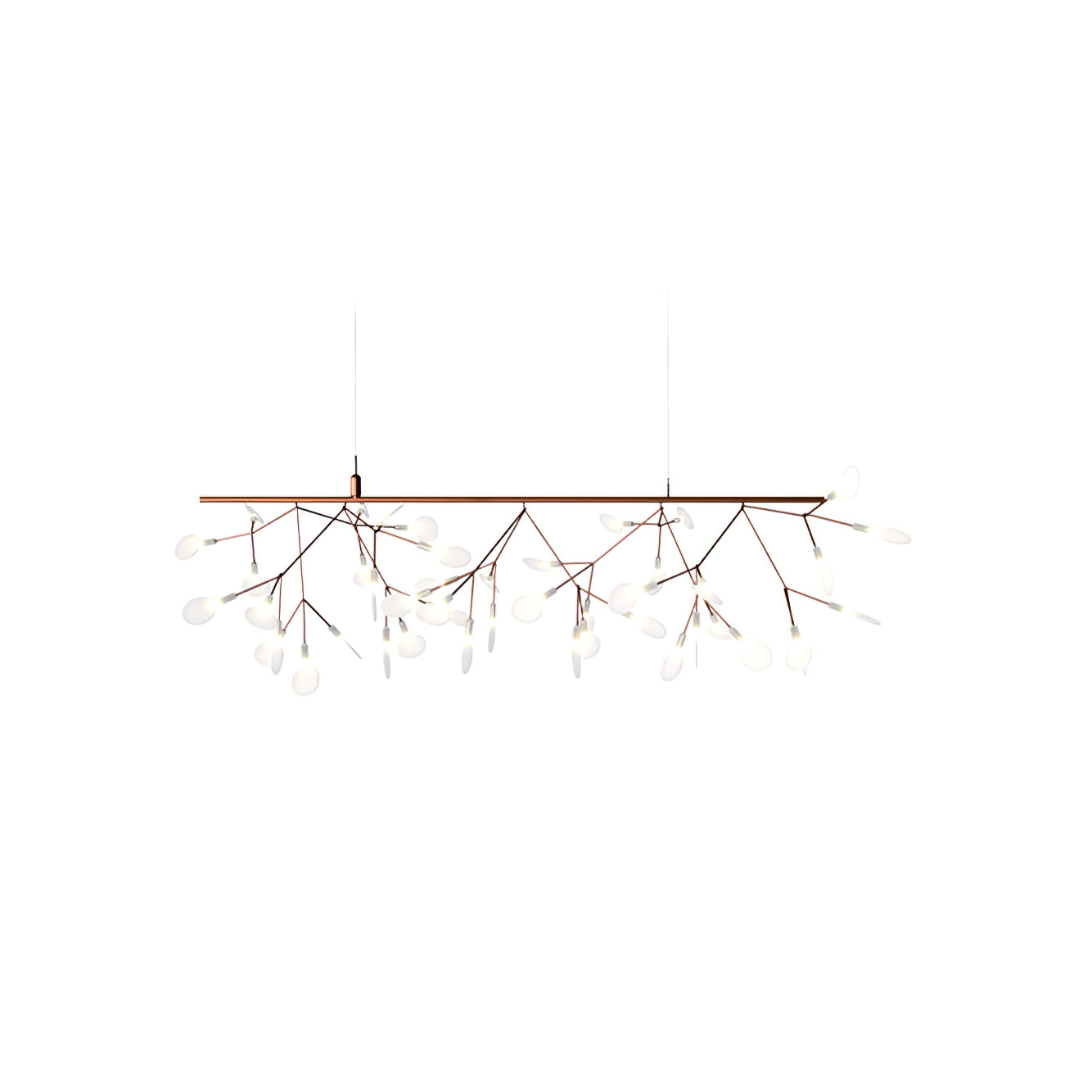 Rose Gold Firefly LED Chandelier - Lamp Outdoor