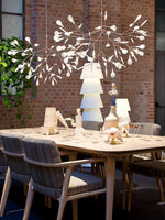 Rose Gold Firefly LED Chandelier - Lamp Outdoor