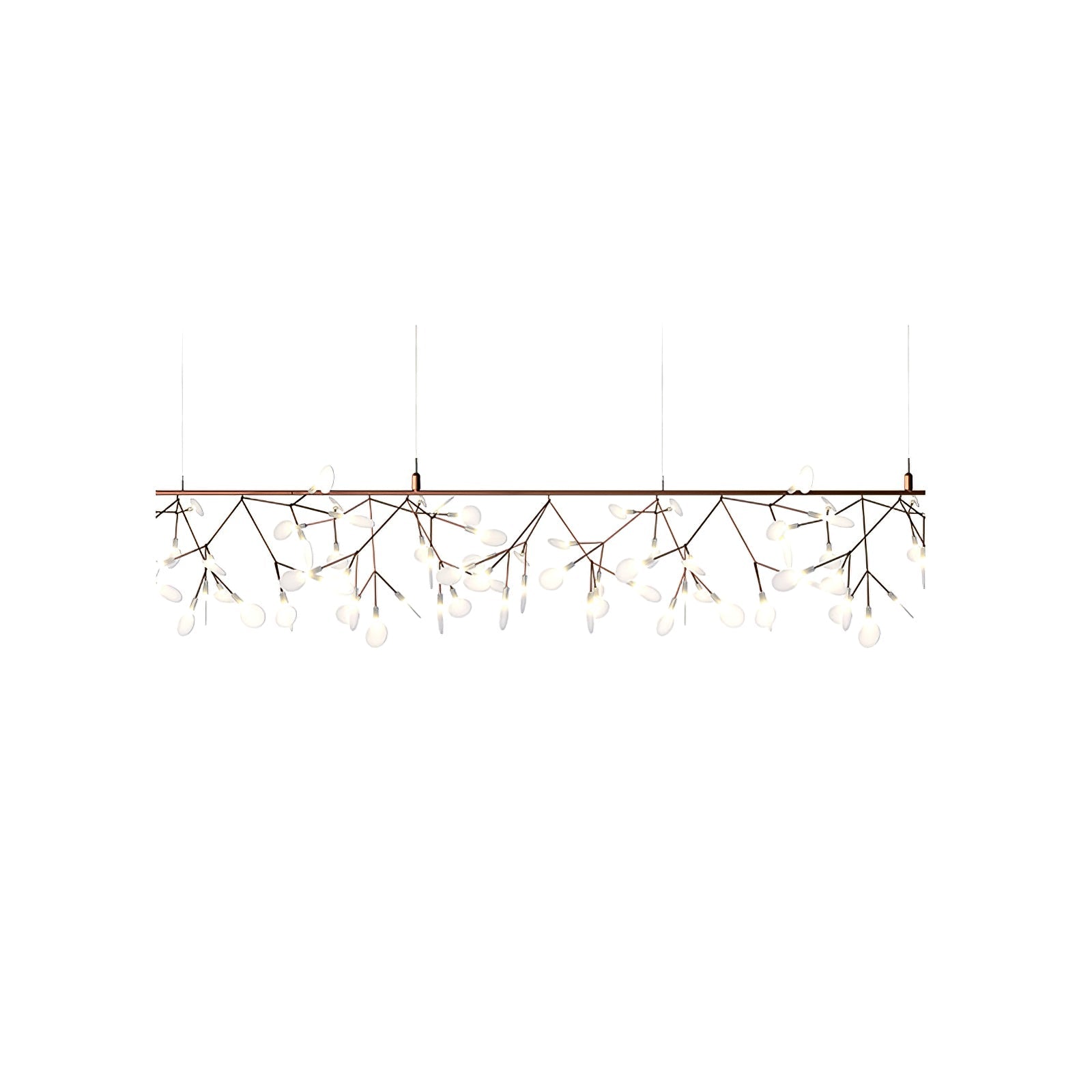 Rose Gold Firefly LED Chandelier - Lamp Outdoor
