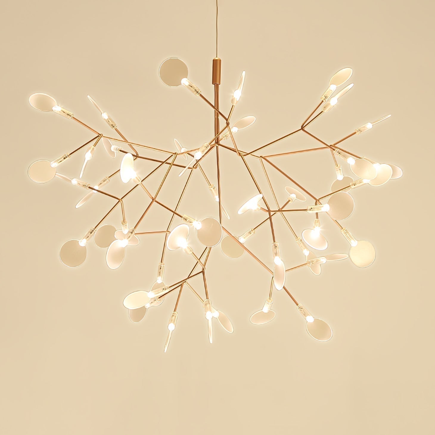 Rose Gold Firefly LED Chandelier - Lamp Outdoor