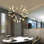 Rose Gold Firefly LED Chandelier - Lamp Outdoor