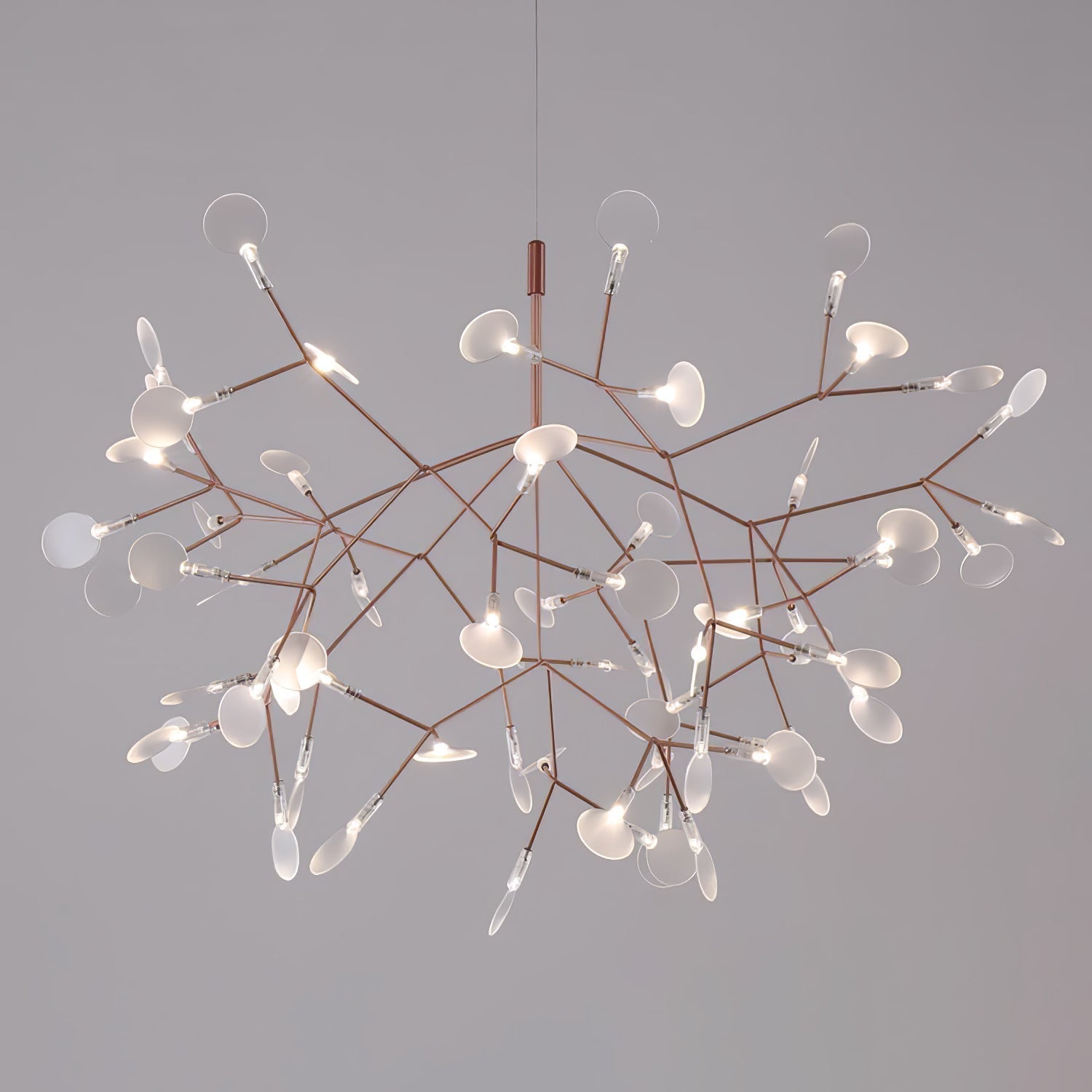 Rose Gold Firefly LED Chandelier - Lamp Outdoor