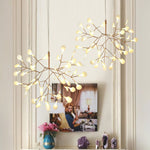 Rose Gold Firefly LED Chandelier - Lamp Outdoor