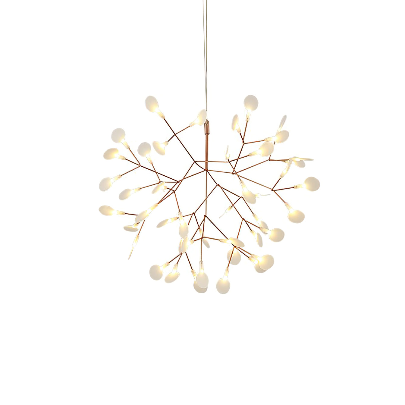 Rose Gold Firefly LED Chandelier - Lamp Outdoor