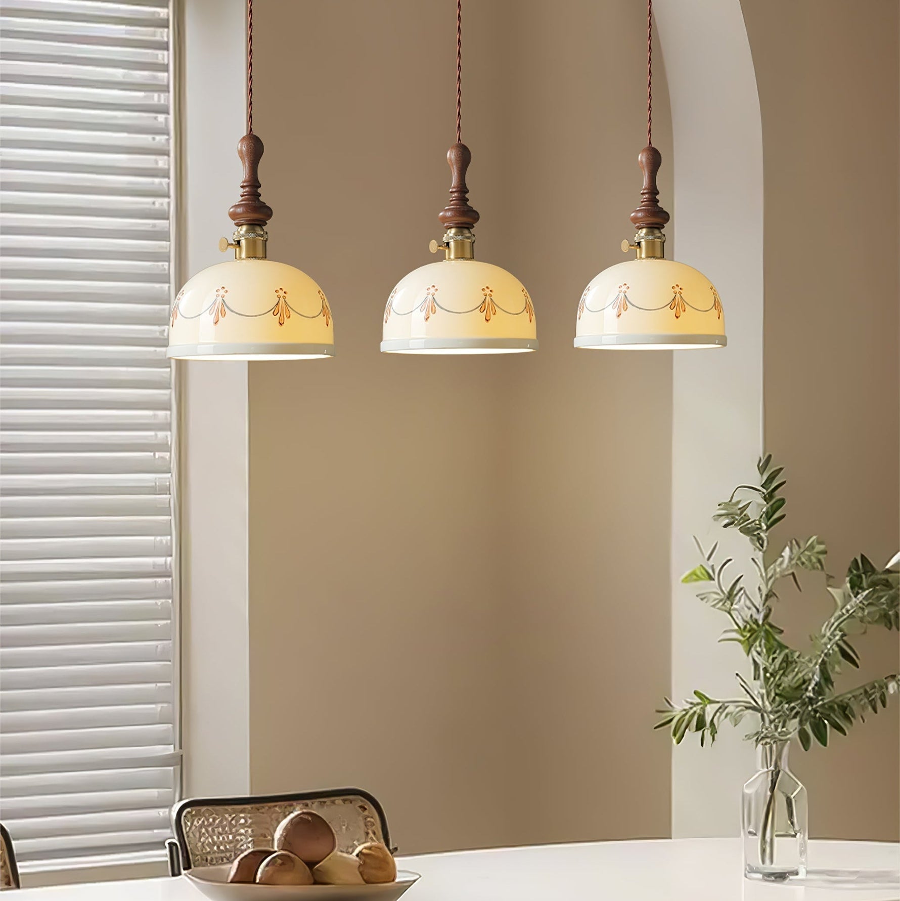 Roselind Ceramic Pendant Light - Lamp Outdoor