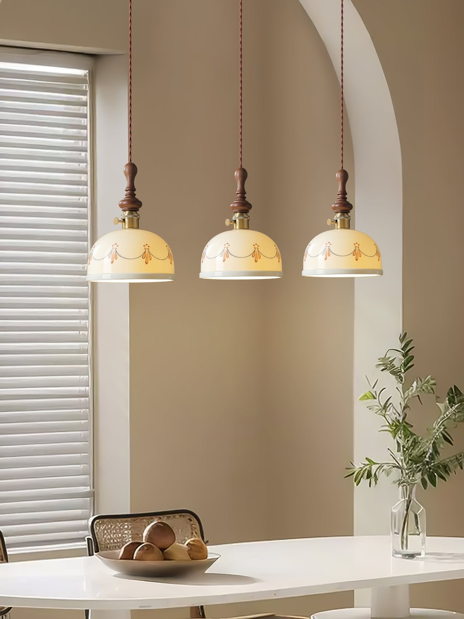 Roselind Ceramic Pendant Light - Lamp Outdoor