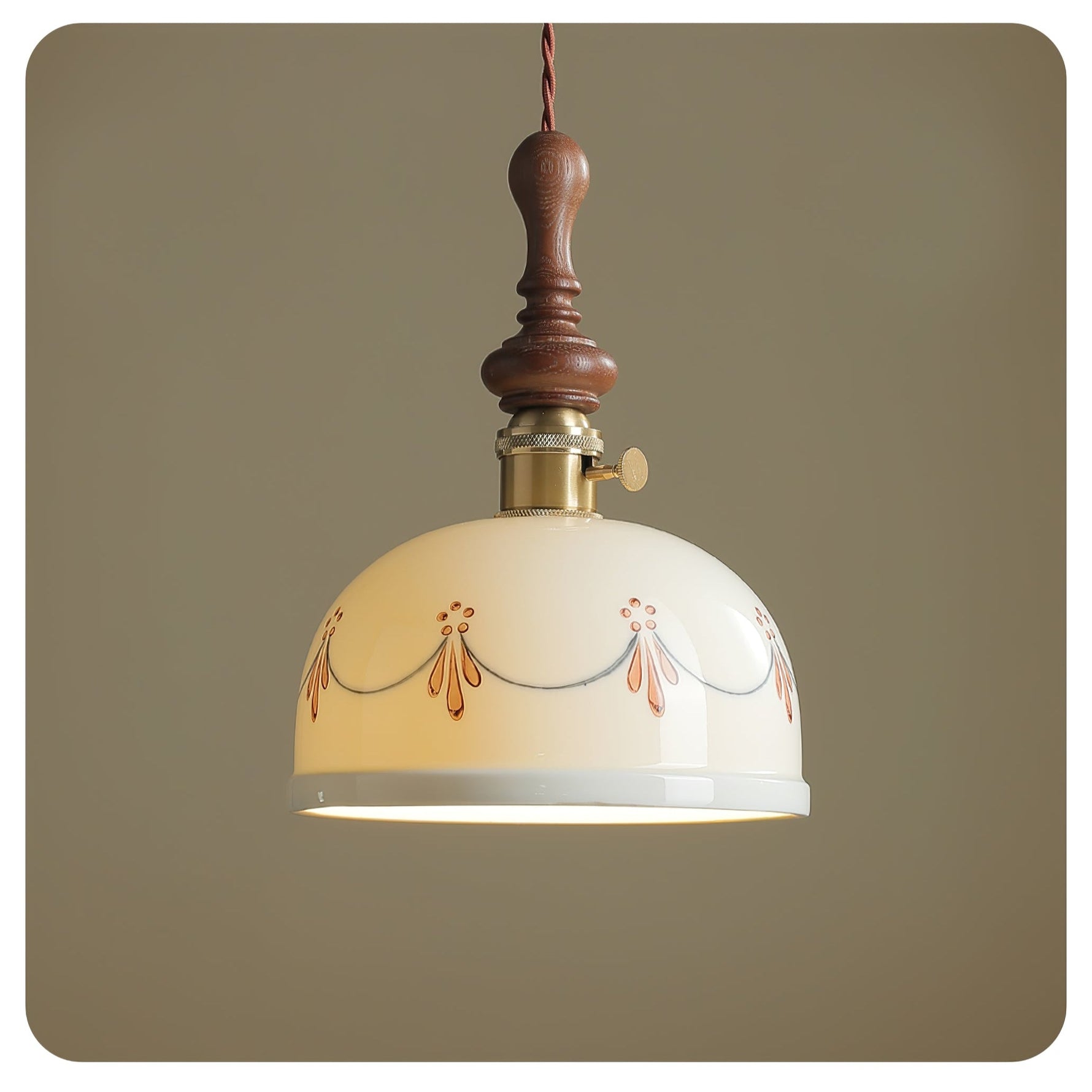Roselind Ceramic Pendant Light - Lamp Outdoor