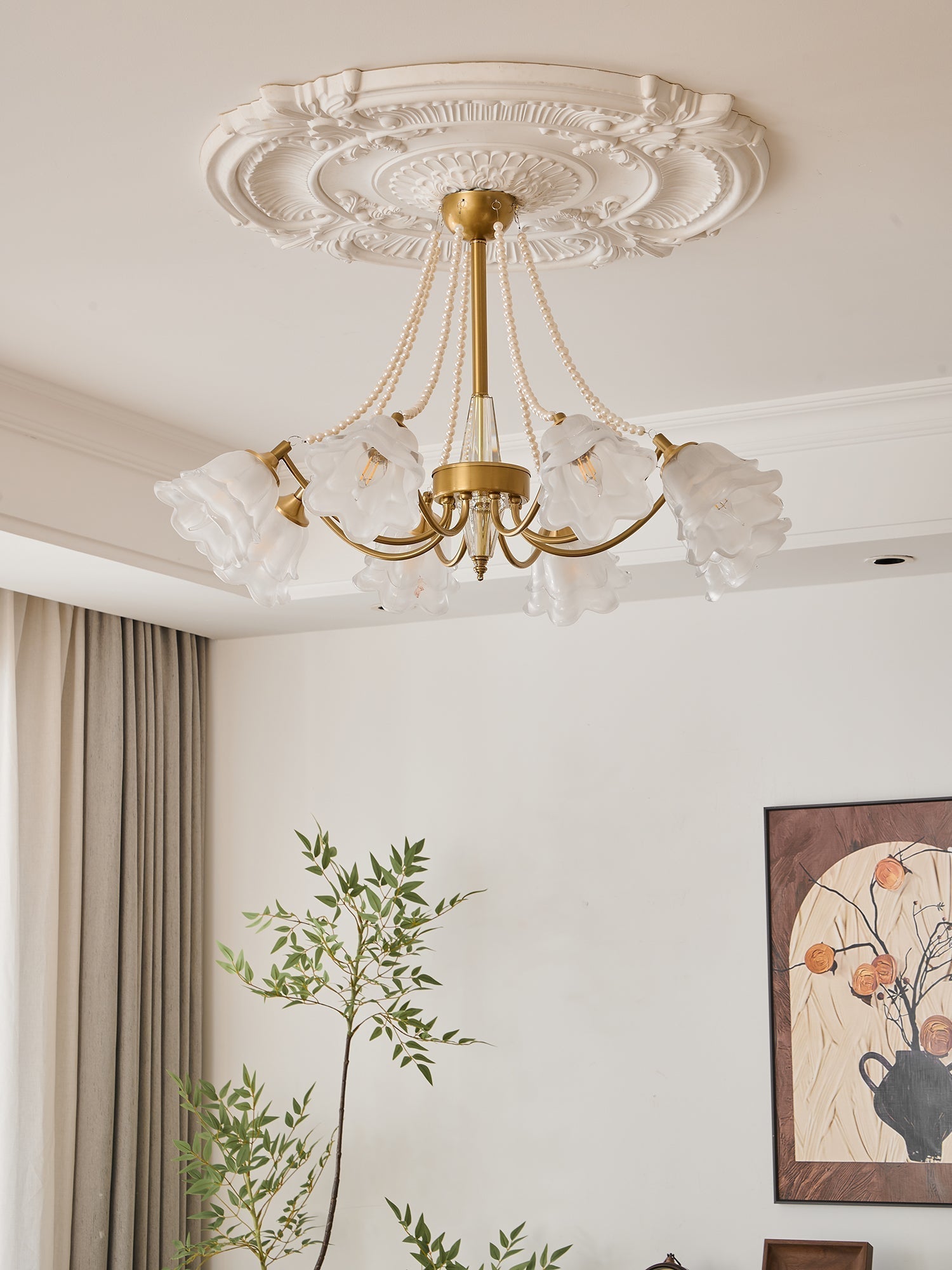 Rosemarie Bloom Chandelier - Lamp Outdoor