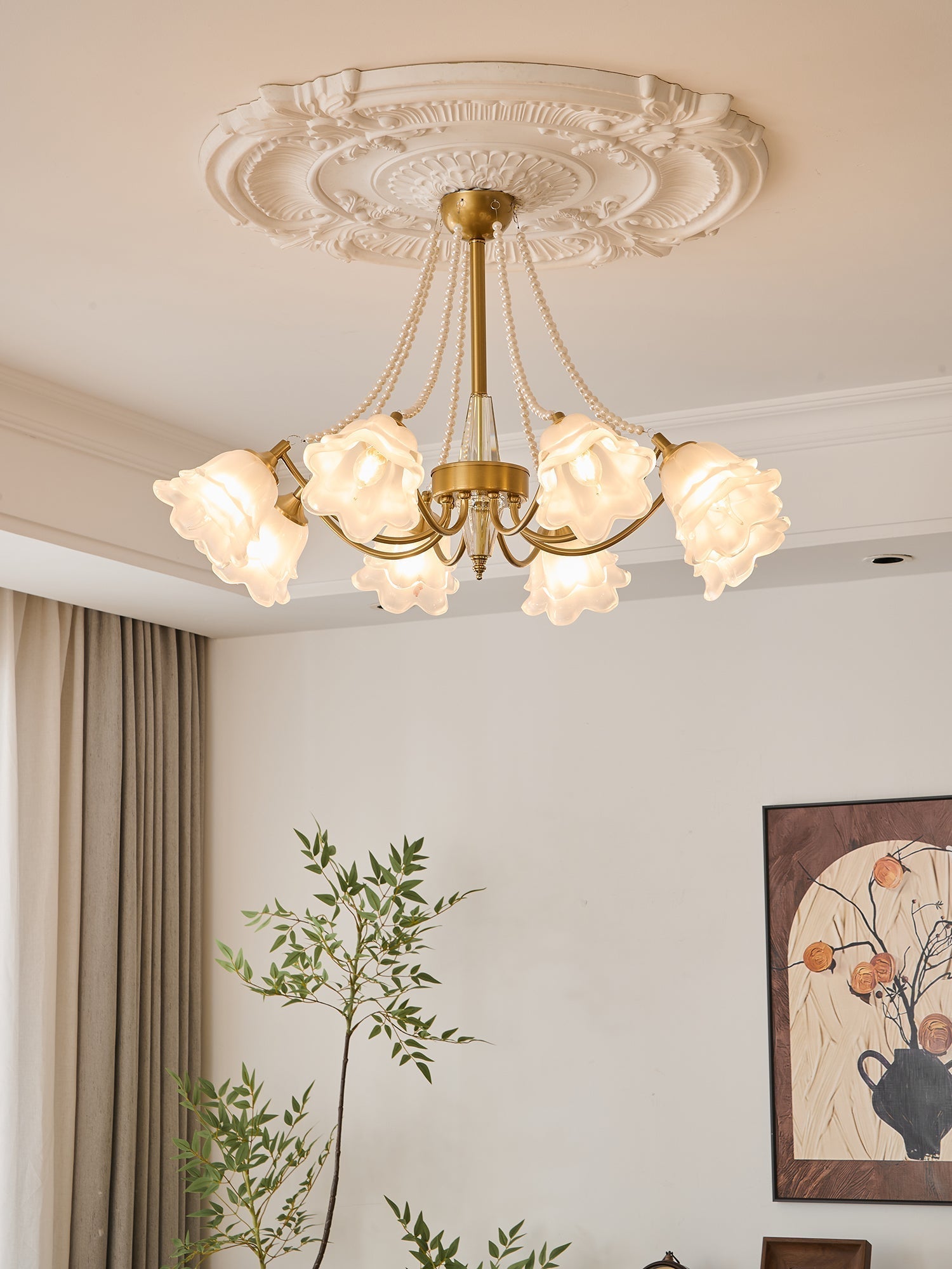 Rosemarie Bloom Chandelier - Lamp Outdoor