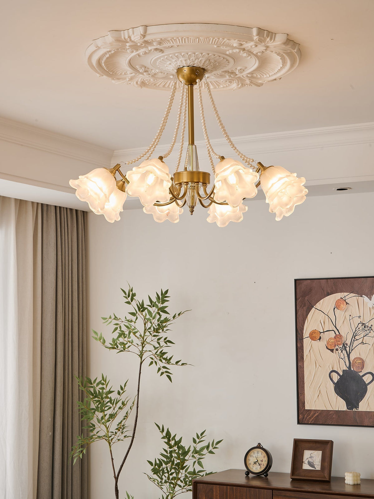 Rosemarie Bloom Chandelier - Lamp Outdoor