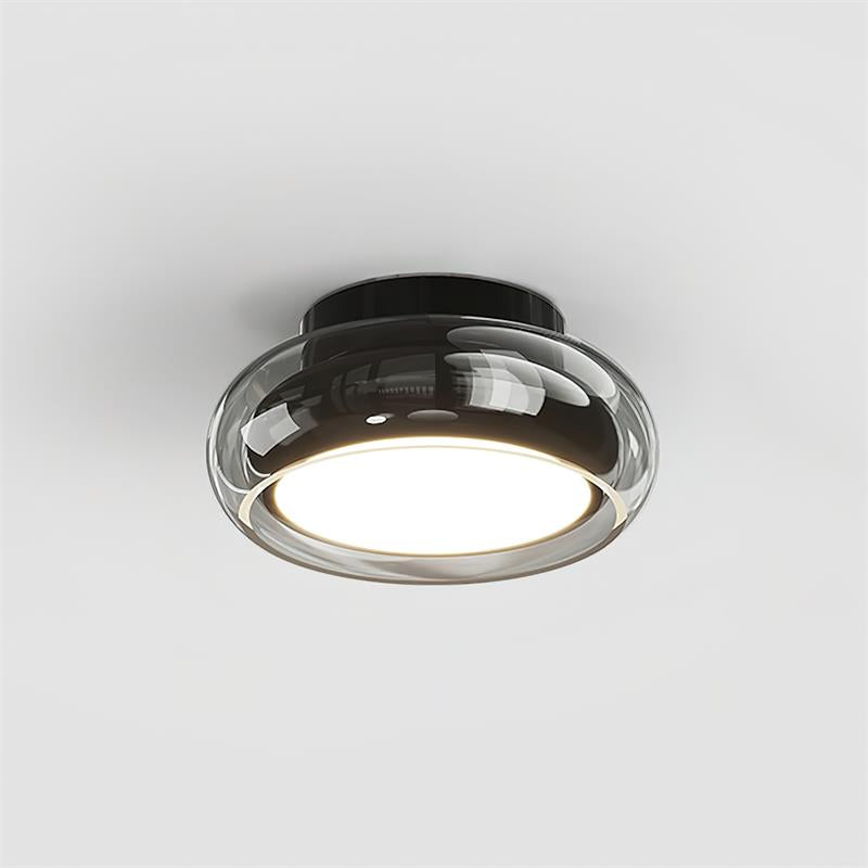 June Retro Glass Flush Mount Ceiling Light - Lamp Outdoor
