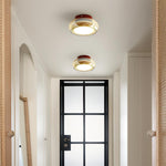 June Retro Glass Flush Mount Ceiling Light - Lamp Outdoor