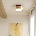 June Retro Glass Flush Mount Ceiling Light - Lamp Outdoor