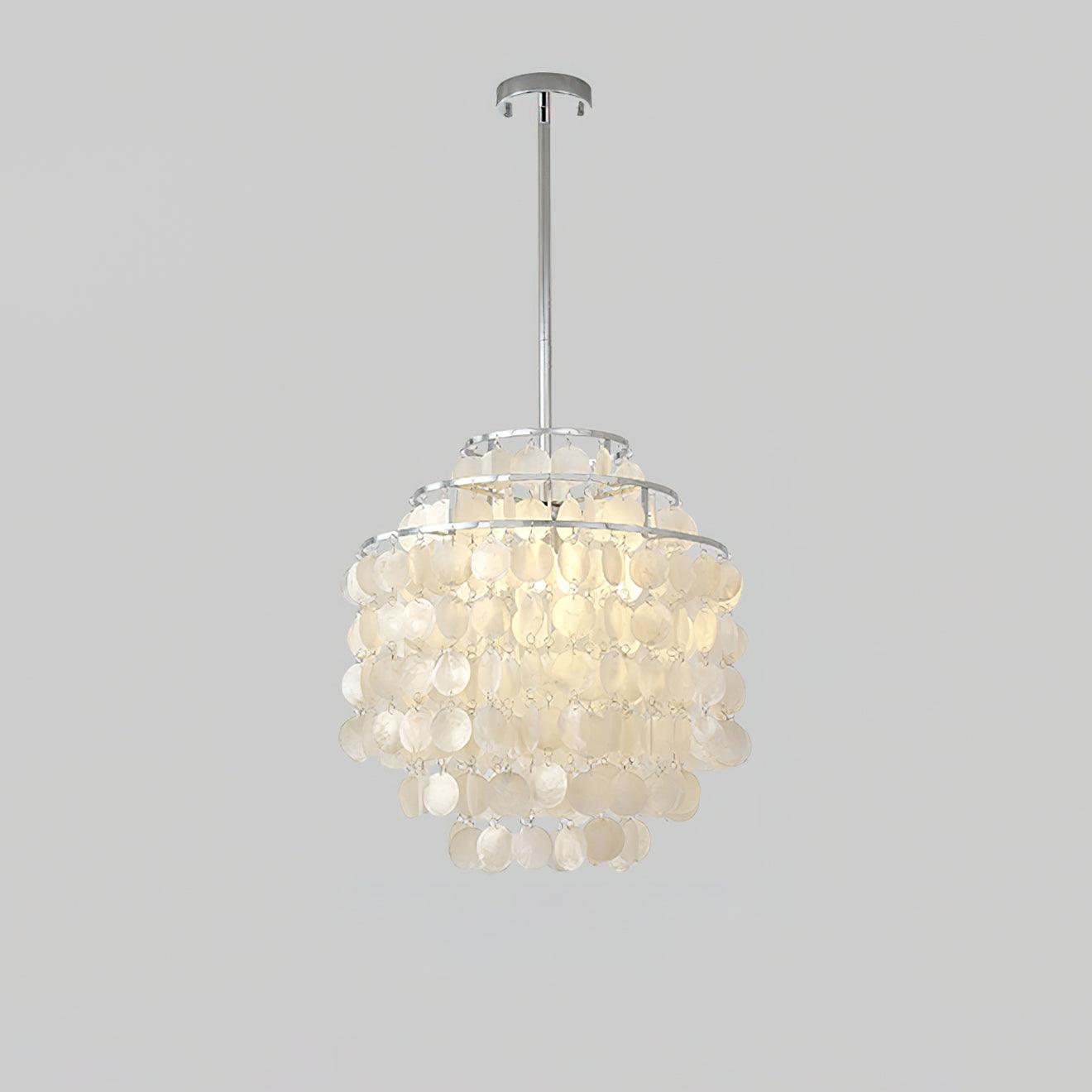 Round Shell Chandelier B - Lamp Outdoor