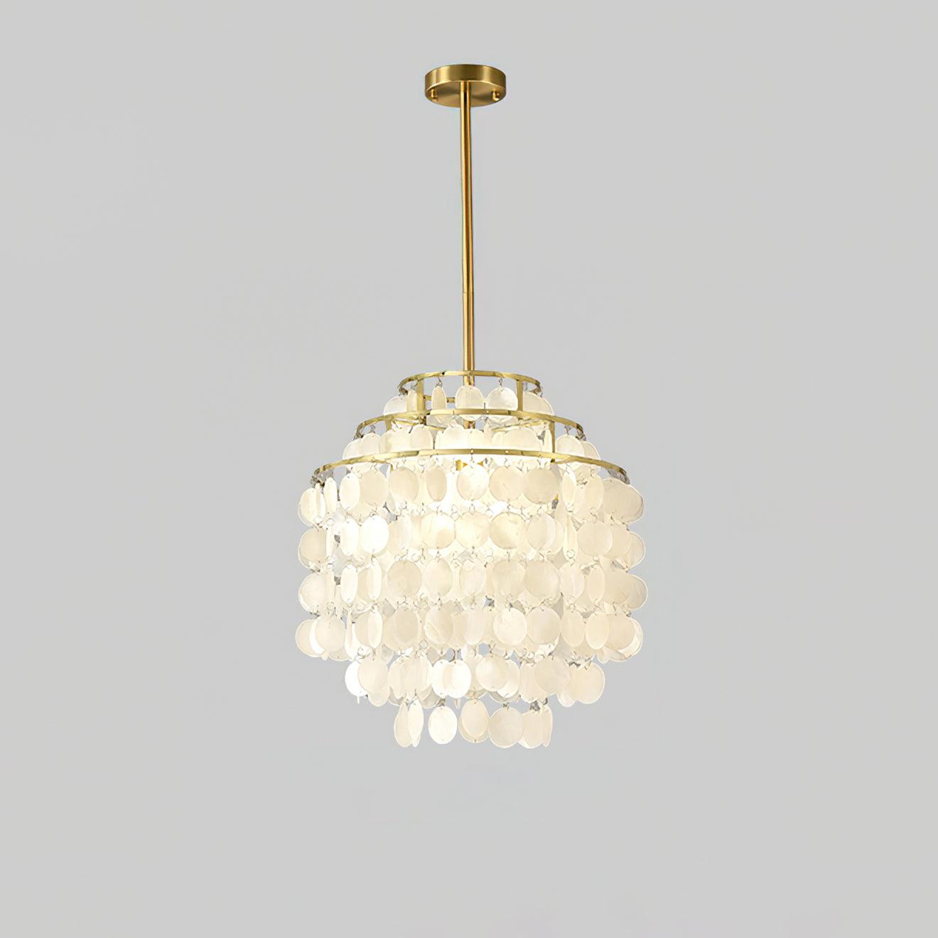 Round Shell Chandelier B - Lamp Outdoor
