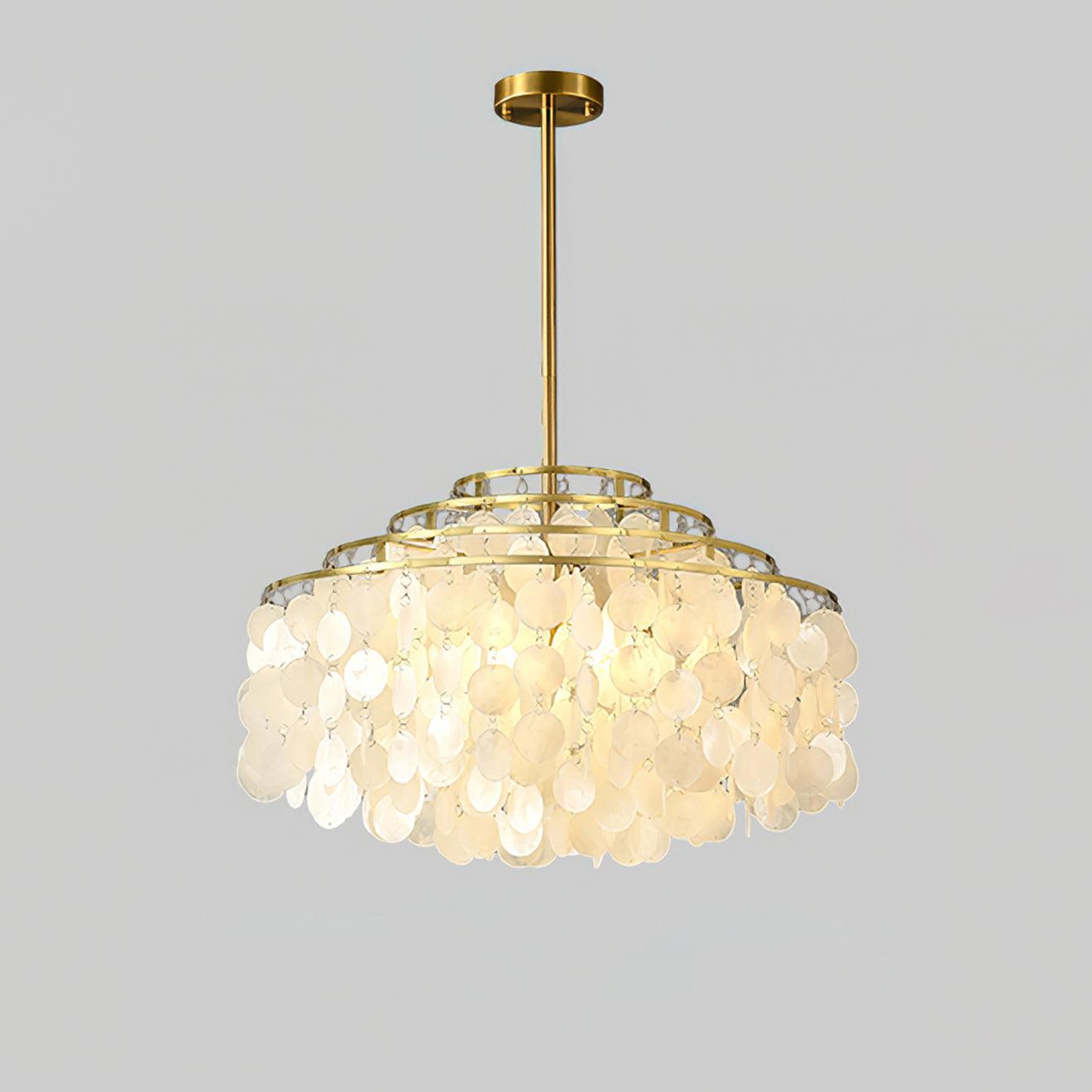 Round Shell Chandelier B - Lamp Outdoor