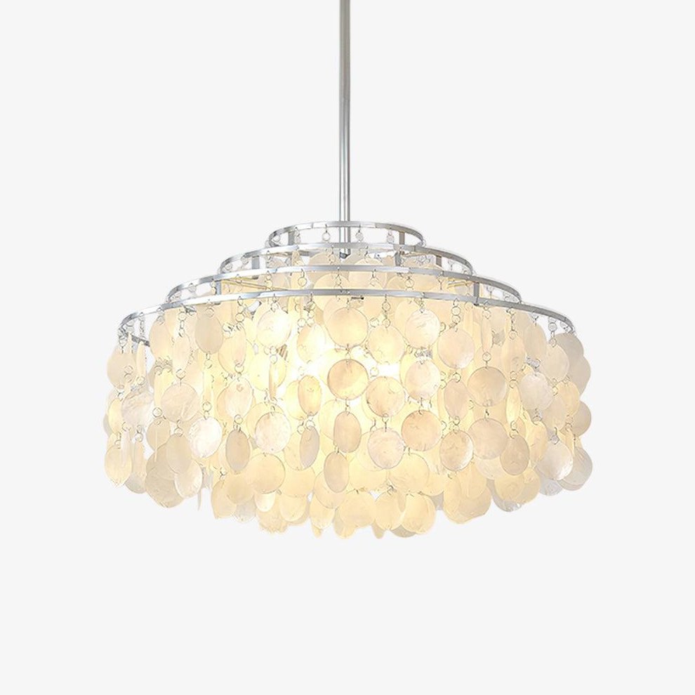 Round Shell Chandelier B - Lamp Outdoor