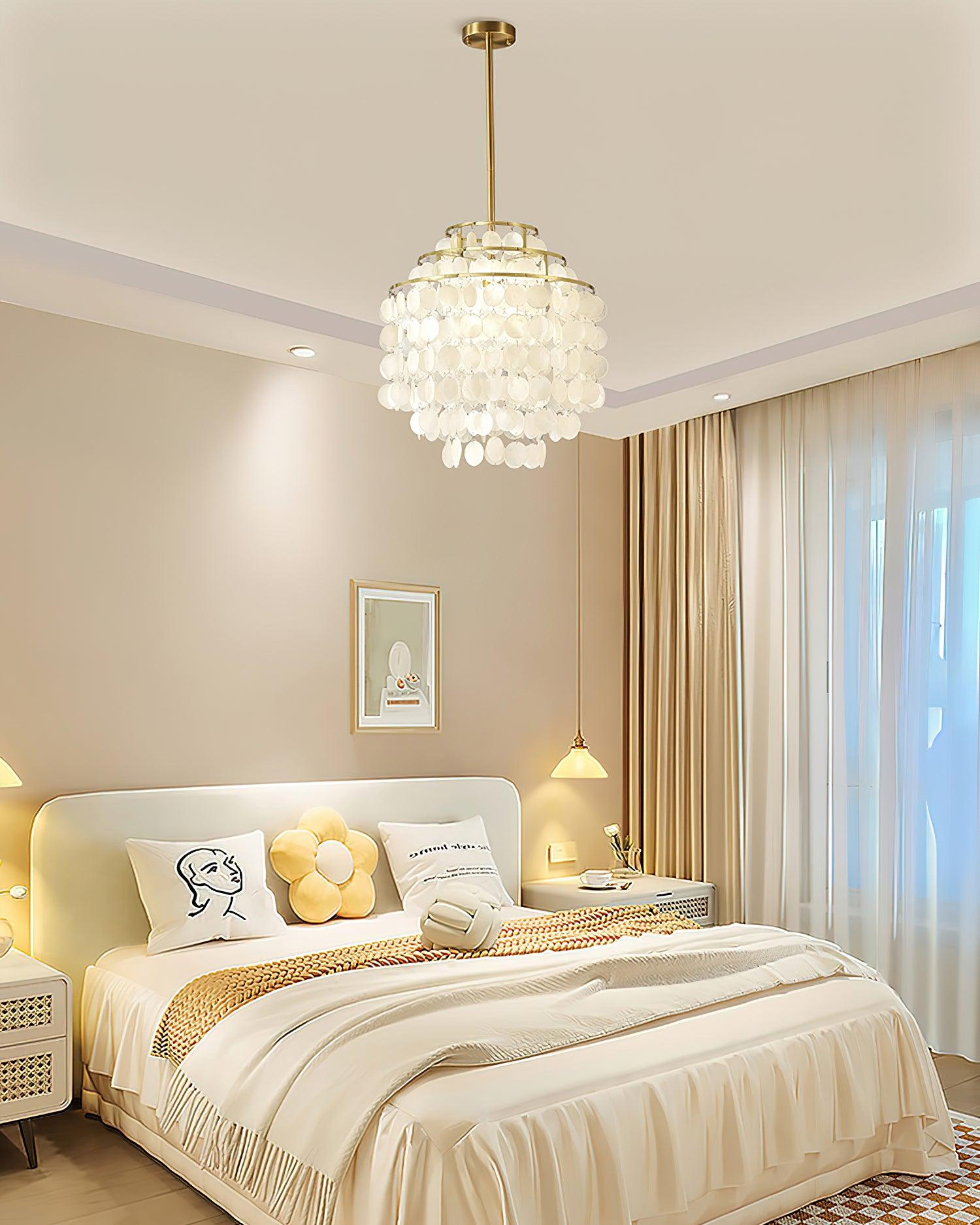 Round Shell Chandelier B - Lamp Outdoor