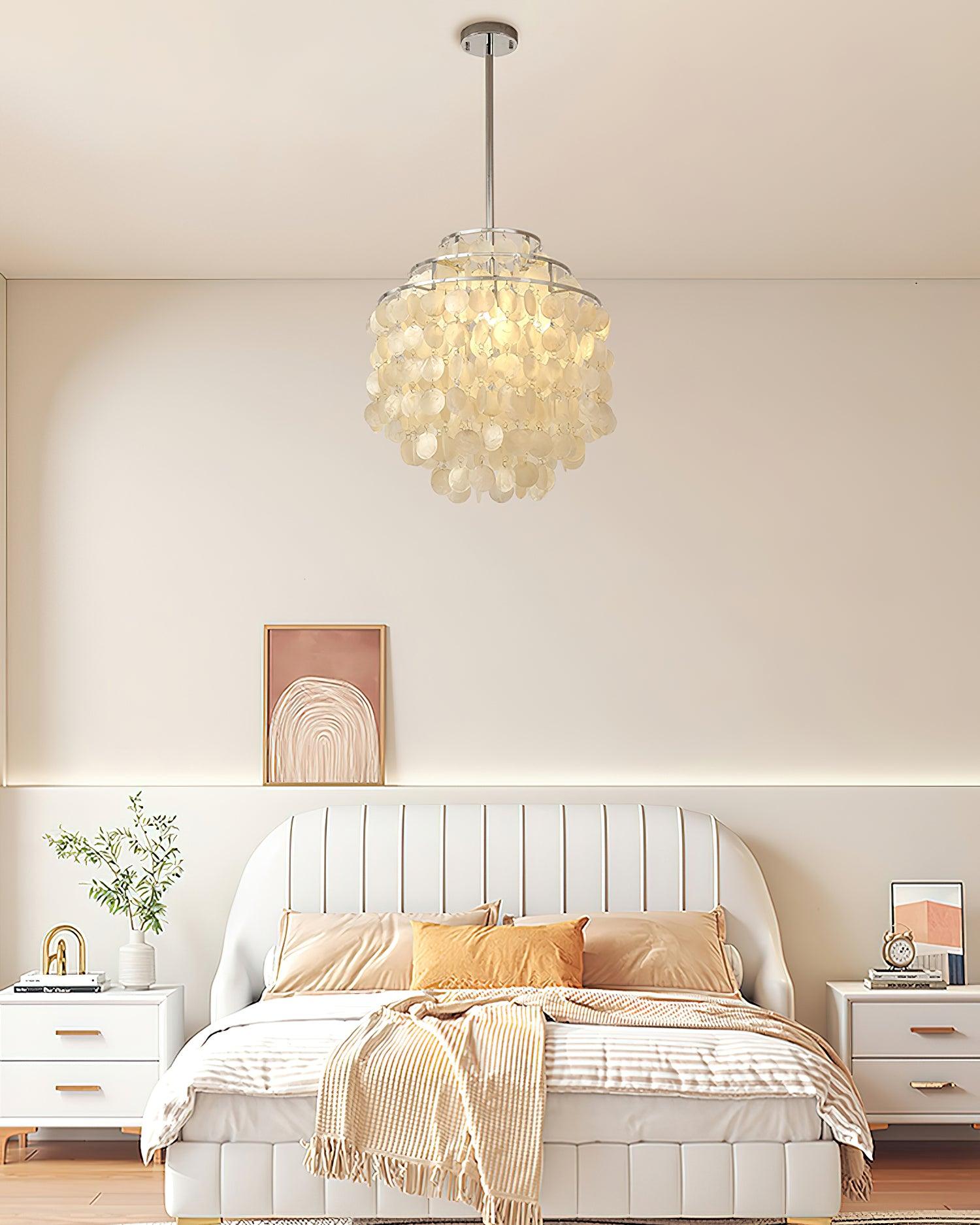 Round Shell Chandelier B - Lamp Outdoor