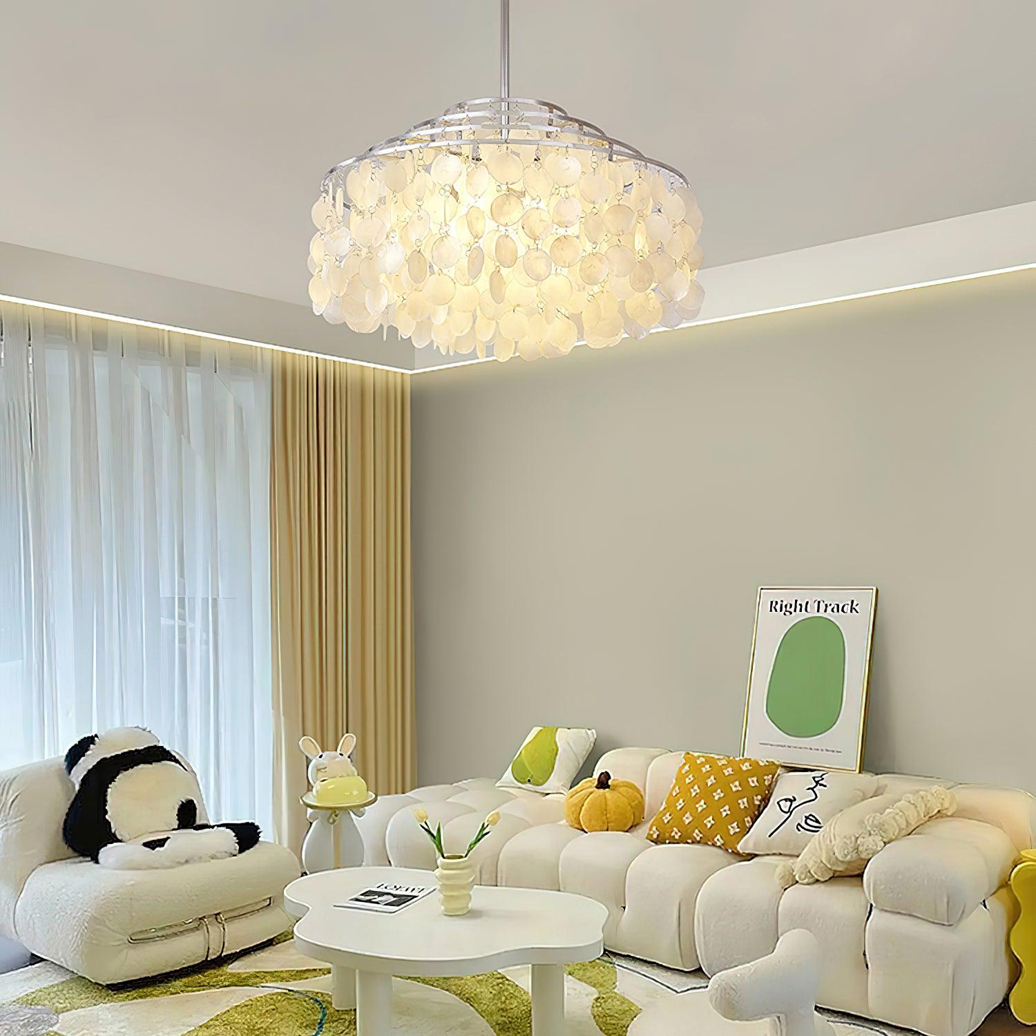 Round Shell Chandelier B - Lamp Outdoor
