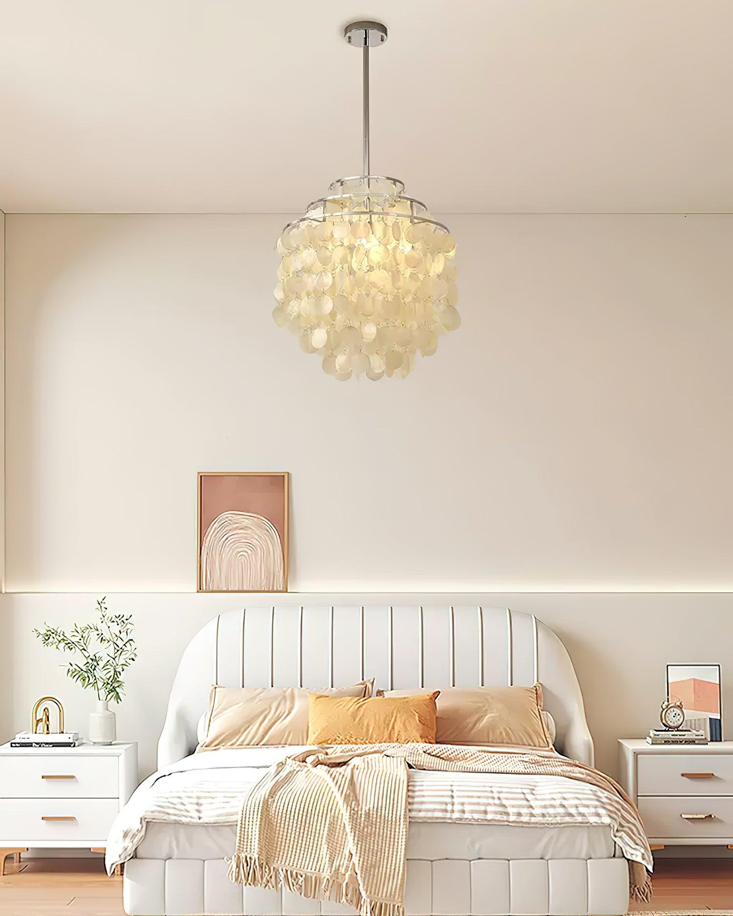 Round Shell Chandelier B - Lamp Outdoor