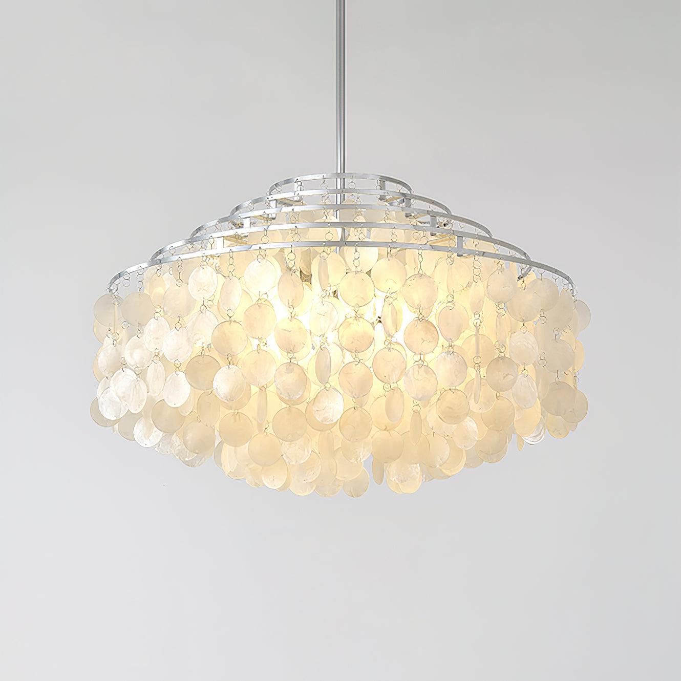 Round Shell Chandelier B - Lamp Outdoor