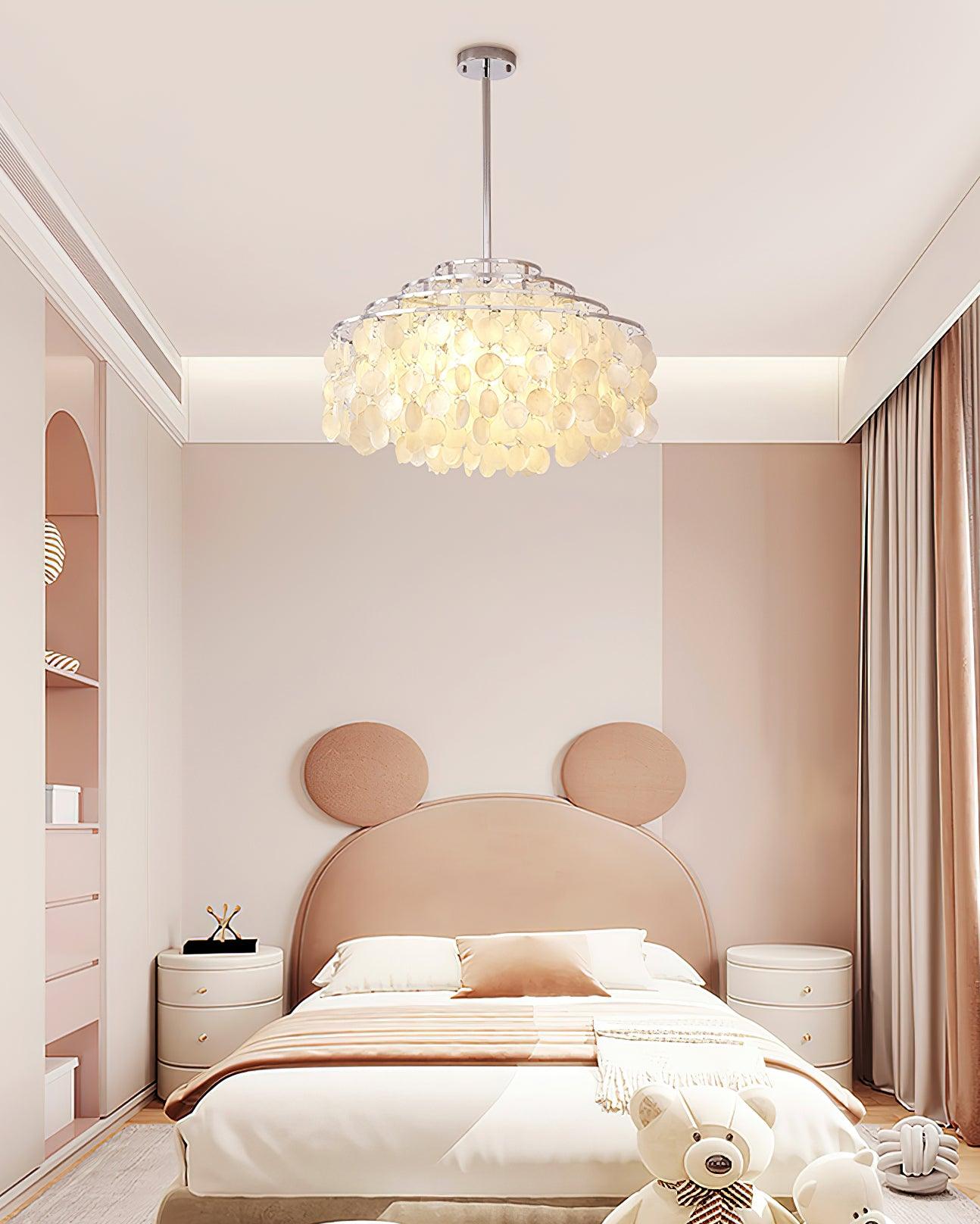 Round Shell Chandelier B - Lamp Outdoor