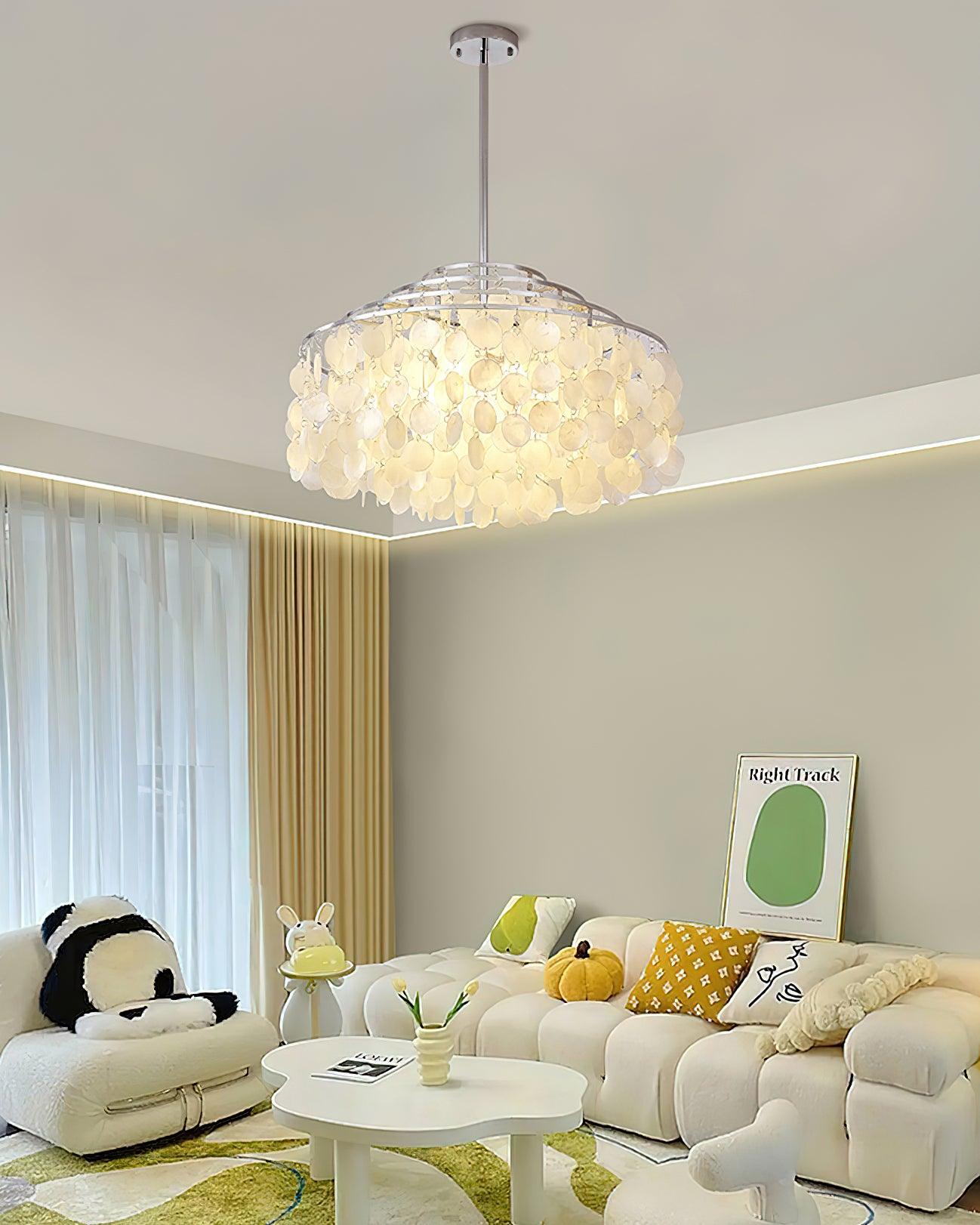 Round Shell Chandelier B - Lamp Outdoor