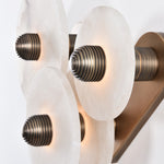 Selene Minimalist Alabaster Ceiling Light - Lamp Outdoor