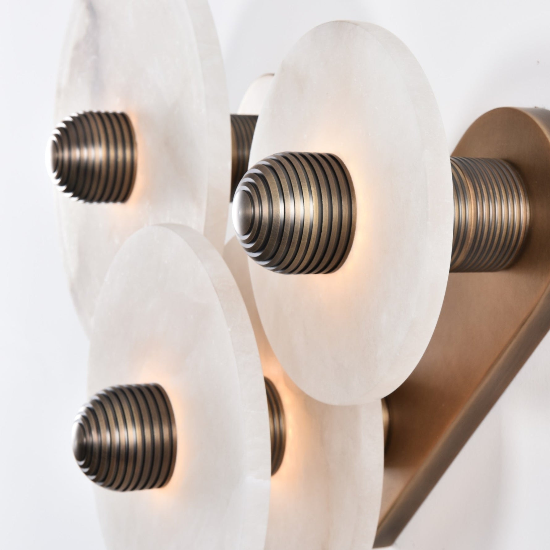 Selene Minimalist Alabaster Ceiling Light - Lamp Outdoor