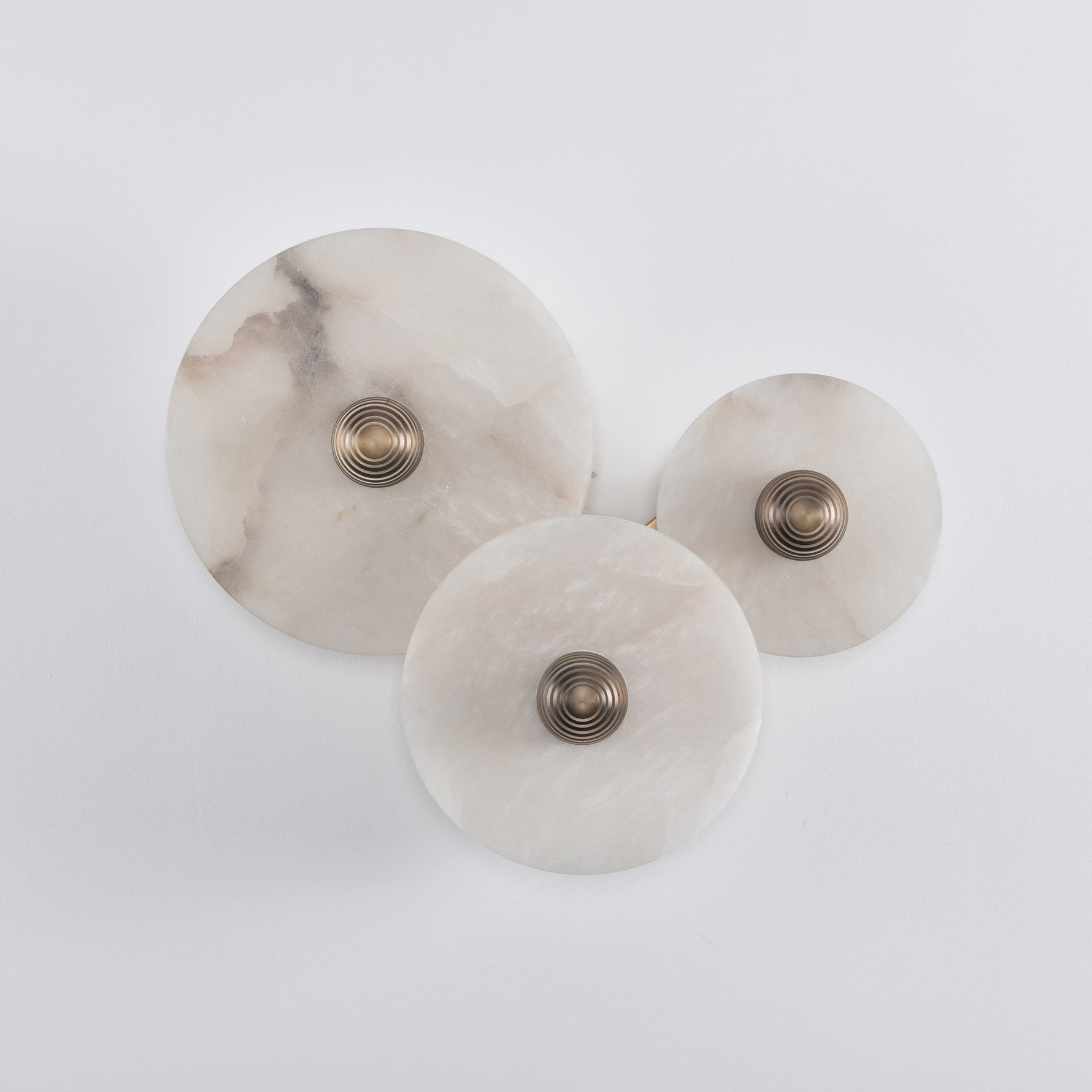 Selene Minimalist Alabaster Ceiling Light - Lamp Outdoor