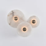 Selene Minimalist Alabaster Ceiling Light - Lamp Outdoor