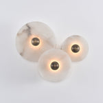 Selene Minimalist Alabaster Ceiling Light - Lamp Outdoor