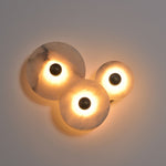 Selene Minimalist Alabaster Ceiling Light - Lamp Outdoor