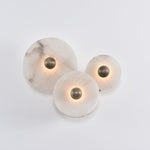 Selene Minimalist Alabaster Ceiling Light - Lamp Outdoor