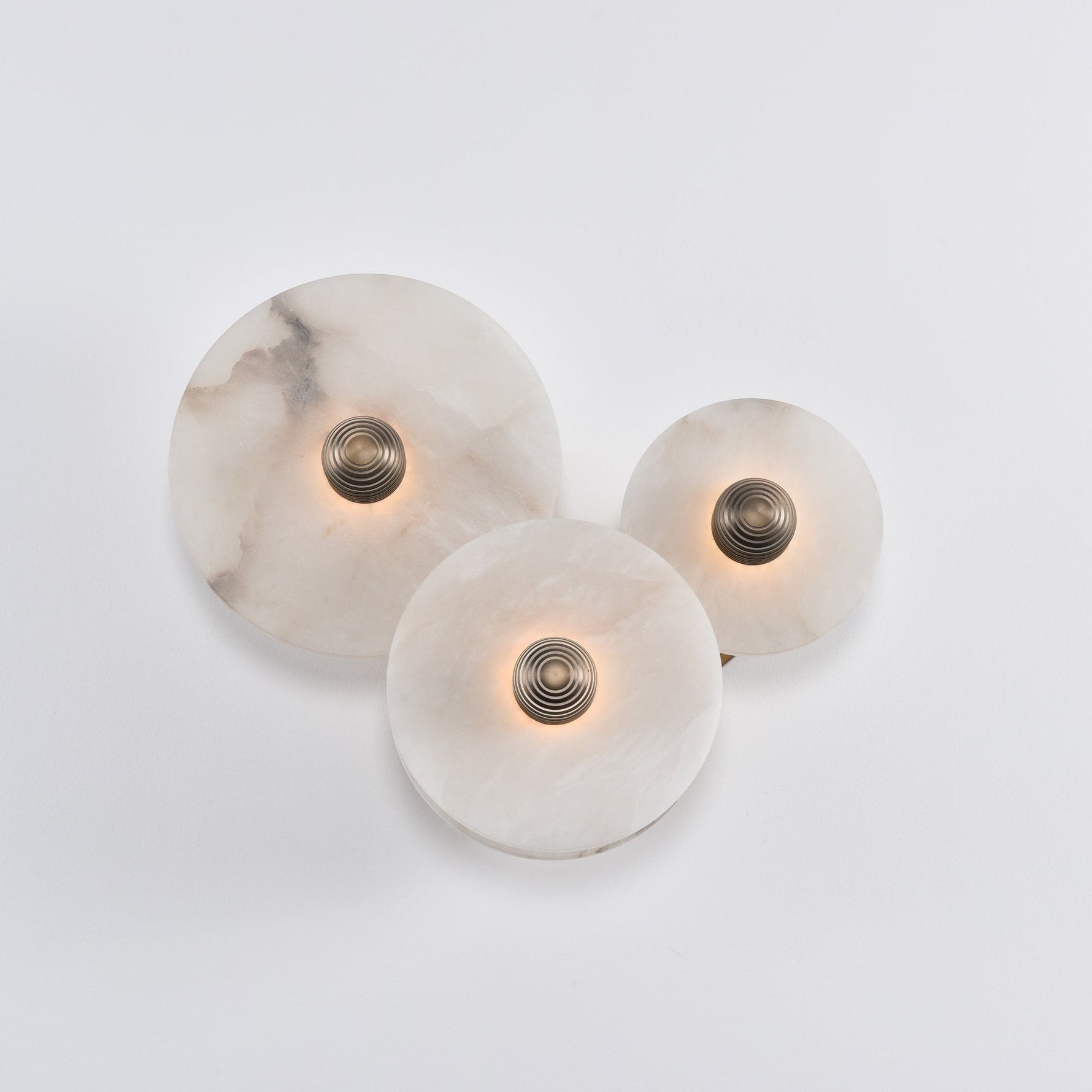 Selene Minimalist Alabaster Ceiling Light - Lamp Outdoor