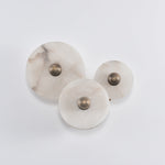Selene Minimalist Alabaster Ceiling Light - Lamp Outdoor