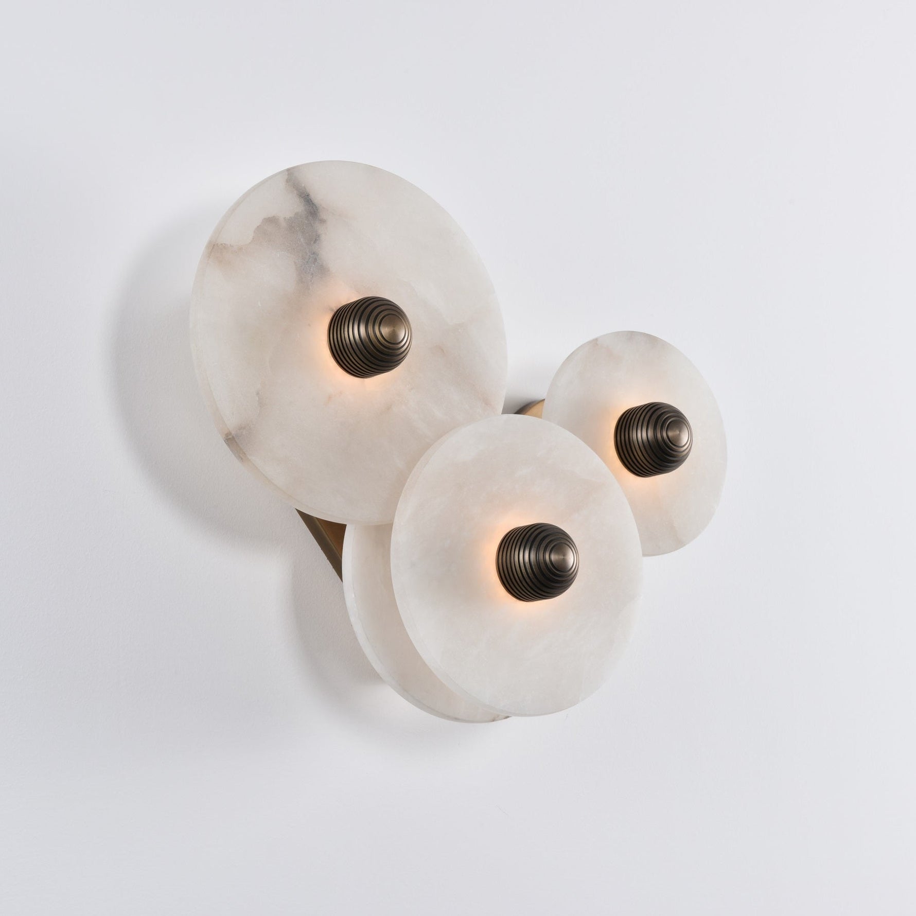 Selene Minimalist Alabaster Ceiling Light - Lamp Outdoor