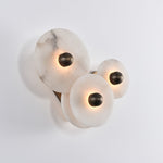 Selene Minimalist Alabaster Ceiling Light - Lamp Outdoor
