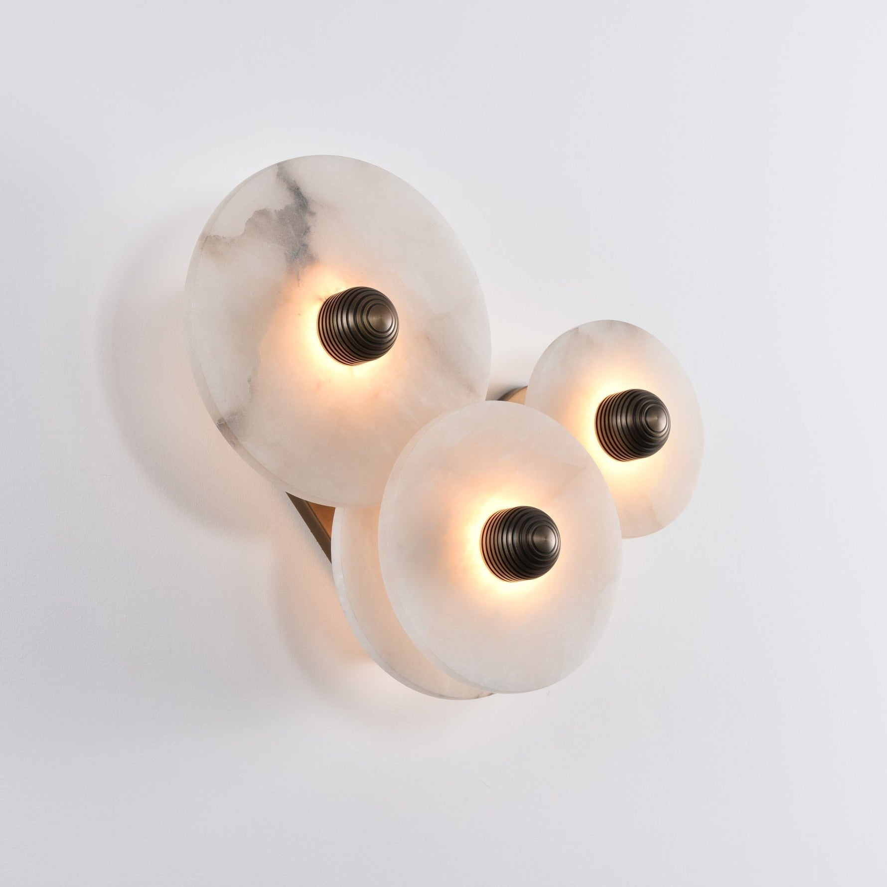 Selene Minimalist Alabaster Ceiling Light - Lamp Outdoor