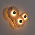 Selene Minimalist Alabaster Ceiling Light - Lamp Outdoor