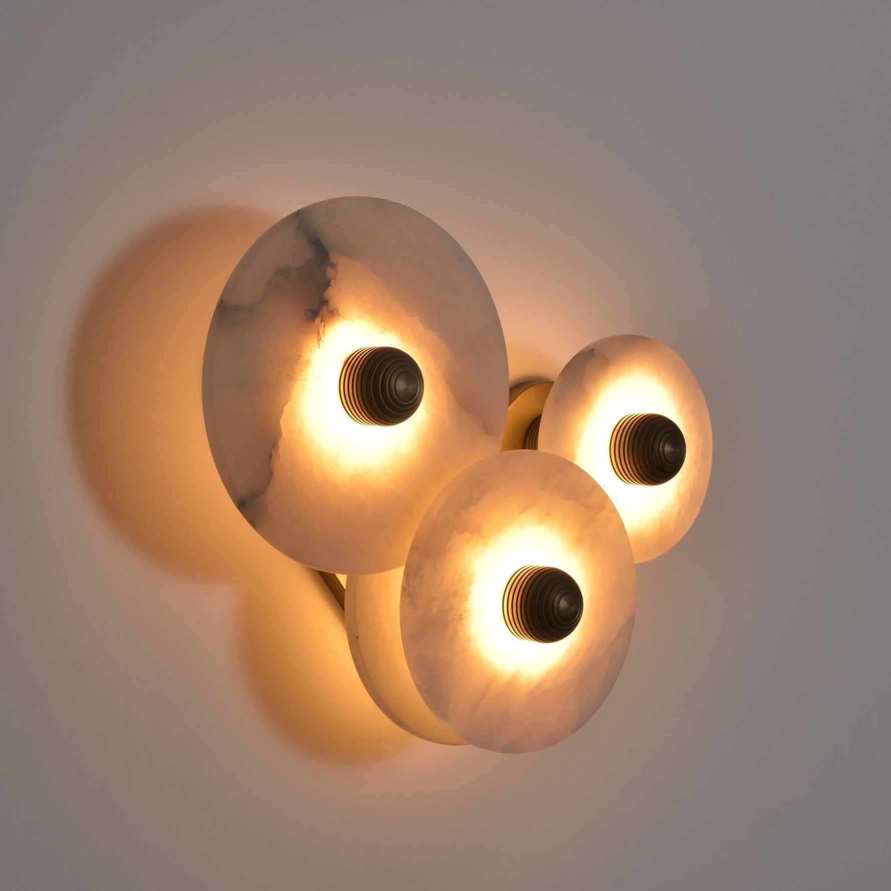Selene Minimalist Alabaster Ceiling Light - Lamp Outdoor